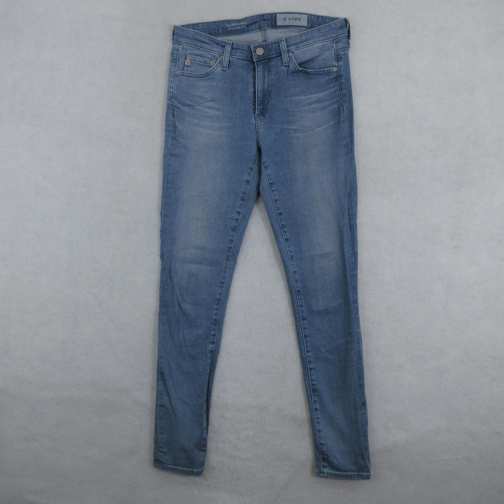 AG Adriano Goldschmied Jeans Womens 27R Blue Middi Ankle AG-ED Jegging Stretch